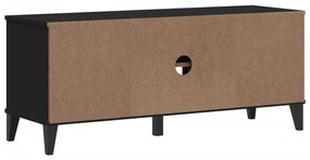 vidaXL Παπουτσοθήκη VIKEN Μαύρη 106x35x45 εκ. από Επεξεργασμένο Ξύλο