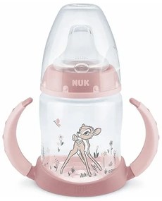 Μπιμπερό First Choice Plus Bambi 10743313 Με Λαβές Temperature Control 150ml 6-18 Μηνών Pink Nuk 150ml Πολυπροπυλένιο