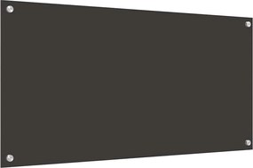 vidaXL Πίσω Πάνελ Κουζίνας 2 pcs Σκούρο Γκρι 100 x 50 cm