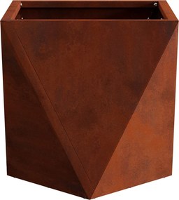 vidaXL Γλάστρα 2 τμχ. Σκ rusty 30 x 30 x 30 cm