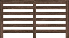 vidaXL Κάλυμμα Καλοριφέρ Καφέ Δρυς 149x20x82 εκ. Επεξεργασμένο Ξύλο