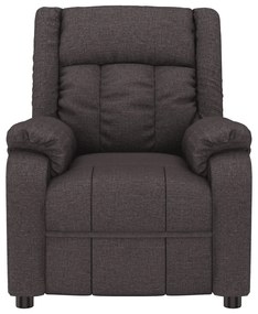 vidaXL Πολυθρόνα με Ανύψωση Σκούρο Καφέ Υφασμάτινη