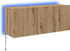 vidaXL Ντουλάπι Τηλεόρασης Τοίχου Artisan Oak Επεξεργασμένο ξύλο