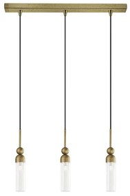 Φωτιστικό Οροφής - Ράγα 01480.07B 3xG9 70cm Oxidized Gold Luma