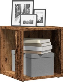vidaXL Side Table 33 x 33 x 34 cm Engineered wood Παλαιωμένο ξύλο