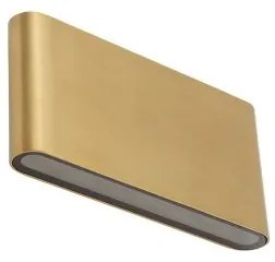 Απλίκα Φωτιστικό Τοίχου LED 2x5W ΙΡ54 17,5cm Semi M Nowodvorski-11366-Ορείχαλκος 11366