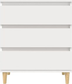 vidaXL Συρταριέρα Λευκή 60 x 35 x 70 εκ. από Επεξεργασμένο Ξύλο
