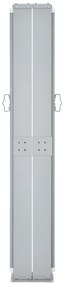 vidaXL Σκίαστρο Πλαϊνό Συρόμενο Κόκκινο 160 x 600 εκ.
