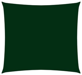 Πανί Σκίασης Τετράγωνο Σκούρο Πράσινο 7 x 7 μ από Ύφασμα Oxford