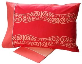 Σετ Σεντόνια Cotton Feelings εμπριμέ 2017 Red Μονό (160x260)