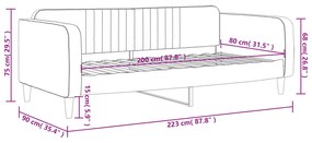 ΚΑΝΑΠΕΣ ΚΡΕΒΑΤΙ ΡΟΖ 80 X 200 ΕΚ. ΒΕΛΟΥΔΙΝΟΣ 354082