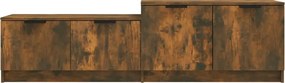 vidaXL Έπιπλο Τηλεόρασης Καπνιστή Δρυς 158,5x36x45 εκ. Επεξεργ. Ξύλο