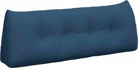 vidaXL Μαξιλάρι Πλάτης Μπλε 140 x 24 x 50 εκ ύφασμα