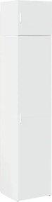 vidaXL Ντουλάπι Αποθήκευσης Στενό Λευκό 45x42,5x225 εκ. Επεξεργ. Ξύλο