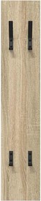 vidaXL Τοίχου Κρεμάστρα Δρύς Sonoma 20 x 1,5 x 100 εκ