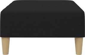 vidaXL Υποπόδιο Μαύρο 77x55x31 εκ. Υφασμάτινο