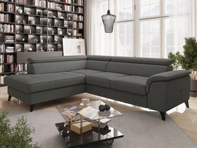 Γωνιακός καναπές Aldeia-Anthraki-Αριστερή - 252.00Χ200.00Χ90.00cm