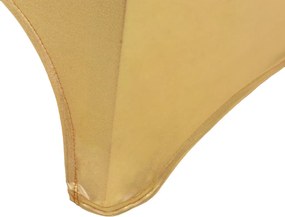 vidaXL Καλύμματα Καρέκλας Ελαστικά 6 τεμ. Χρυσά