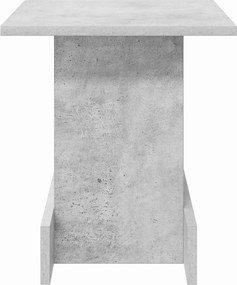 vidaXL End Table Σκυρόδεμα Γκρι 35,5 x 35 x 40 εκ Επεξεργασμένο ξύλο