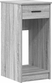 vidaXL Βάση πύργου υπολογιστή με συρτάρι Γκρι Sonoma 35x45x77 εκ.
