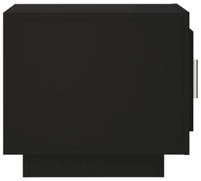 Τραπεζάκι Σαλονιού Μαύρο 51x50x45 εκ. από Επεξεργασμένο Ξύλο - Μαύρο
