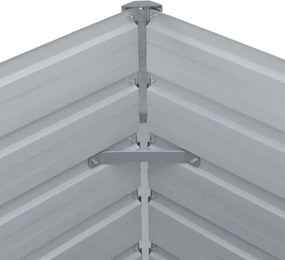 vidaXL Ζαρντινιέρα Ψηλή Πράσινη 160x80x77 εκ. Γαλβανισμένος Χάλυβας