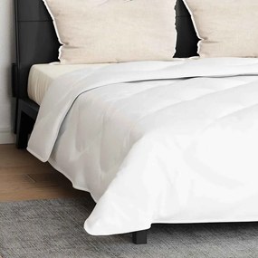 vidaXL Πάπλωμα με μαξιλάρι 3 pcs Λευκό Μικροΐνες