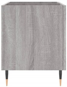vidaXL Δισκοθήκη Γκρι Sonoma 74,5 x 38 x 48 εκ. από Επεξεργασμένο Ξύλο