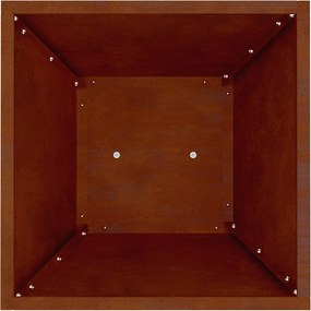vidaXL Γλάστρα Πυλώνας Σκ rusty 35 x 35 x 73 εκ.