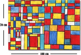 Decorative Canvas Painting 70100FAMOUSART-048 Multicolor