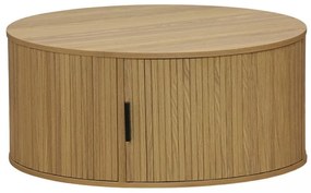 Τραπέζι Σαλονιού Scandi 260-000009 Φ80x35,5cm Natural