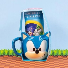 Fizz Creations Κεραμική Κούπα Sonic The Hedgehog 300ml Με Παζλ 100pcs 2056