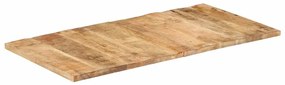 vidaXL Επιφάνεια Τραπεζιού 25-27 χιλ. 120 x 60 εκ. Μασίφ Ξύλο Μάνγκο