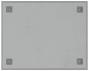 vidaXL Πίνακας Επιτοίχιος Μαγνητικός Λευκός 50 x 40 εκ. Ψημένο Γυαλί