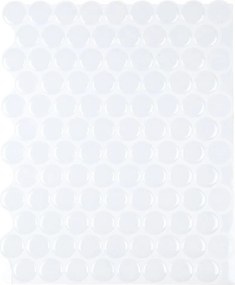 Αυτοκόλλητο Πλακάκι 3D (30.5x25) L-C Pointille White 1770158