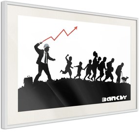 Αφίσα - Banksy: The Whip - 45x30 - Χρυσό - Χωρίς πασπαρτού