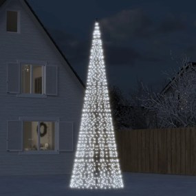vidaXL Φωτιστικό Χριστουγεννιάτικο Δέντρο 1534 LED Ψυχρό Λευκό 500 εκ.