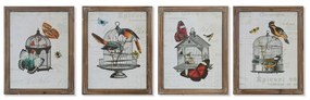 Καμβάς DKD Home Decor Ξύλο Καμβάς 34 x 2 x 44 cm