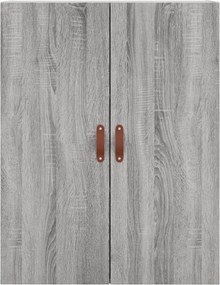 vidaXL Ντουλάπι Τοίχου Γκρι Sonoma 69,5 x 34 x 90 εκ.