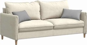 vidaXL Μαξιλάρι Καναπέ 2 pcs Σκίουρος Γκρί 50 x 30 cm ύφασμα