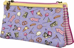 Διπλή Κασετίνα Gorjuss First prize Λιλά (21.5 x 11,5 x 5 cm)