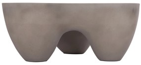 ΤΡΑΠΕΖΙ ΣΑΛΟΝΙΟΥ SALLEN HM18161.03 FIBER CEMENT ΣΕ ΓΚΡΙ--108x94x38,5Υεκ.