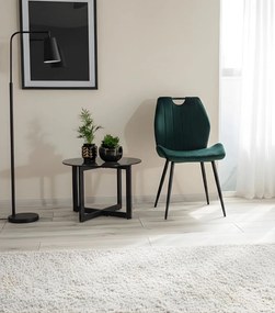 Καρέκλα Arco Velvet-Prasino (4) τεμάχια