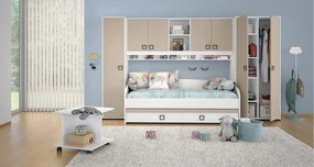 Κρεβάτι Riddle 90-Λευκό - 95.00Χ205.00Χ75.00cm