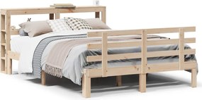 vidaXL Πλαίσιο Κρεβατιού Κεφαλάρι 150x200 εκ Μασίφ Πεύκο