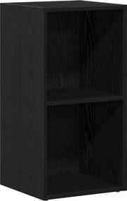 Κουτί αποθήκευσης vidaXL LP Μαύρη βελανιδιά 71x34x36 cm