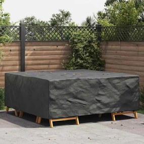 vidaXL Κάλυμμα επίπλων εξωτερικού χώρου Μαύρο 200 x 200 x 90 εκ. 420D