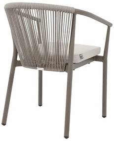 Καρέκλα Rybina Fylliana Καφέ 57x62x78 εκ.