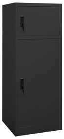 vidaXL Ντουλάπα για Σέλα Ανθρακί 53 x 53 x 140 εκ. Ατσάλινη