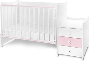 BED MAXI PLUS NEW 70/160 WHITE/ORCHID PINK